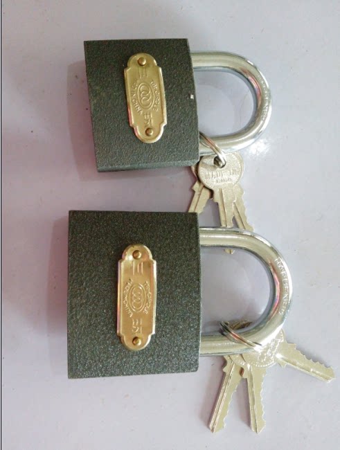 三环挂锁 门锁 简单锁子 老式锁子 正品三环锁