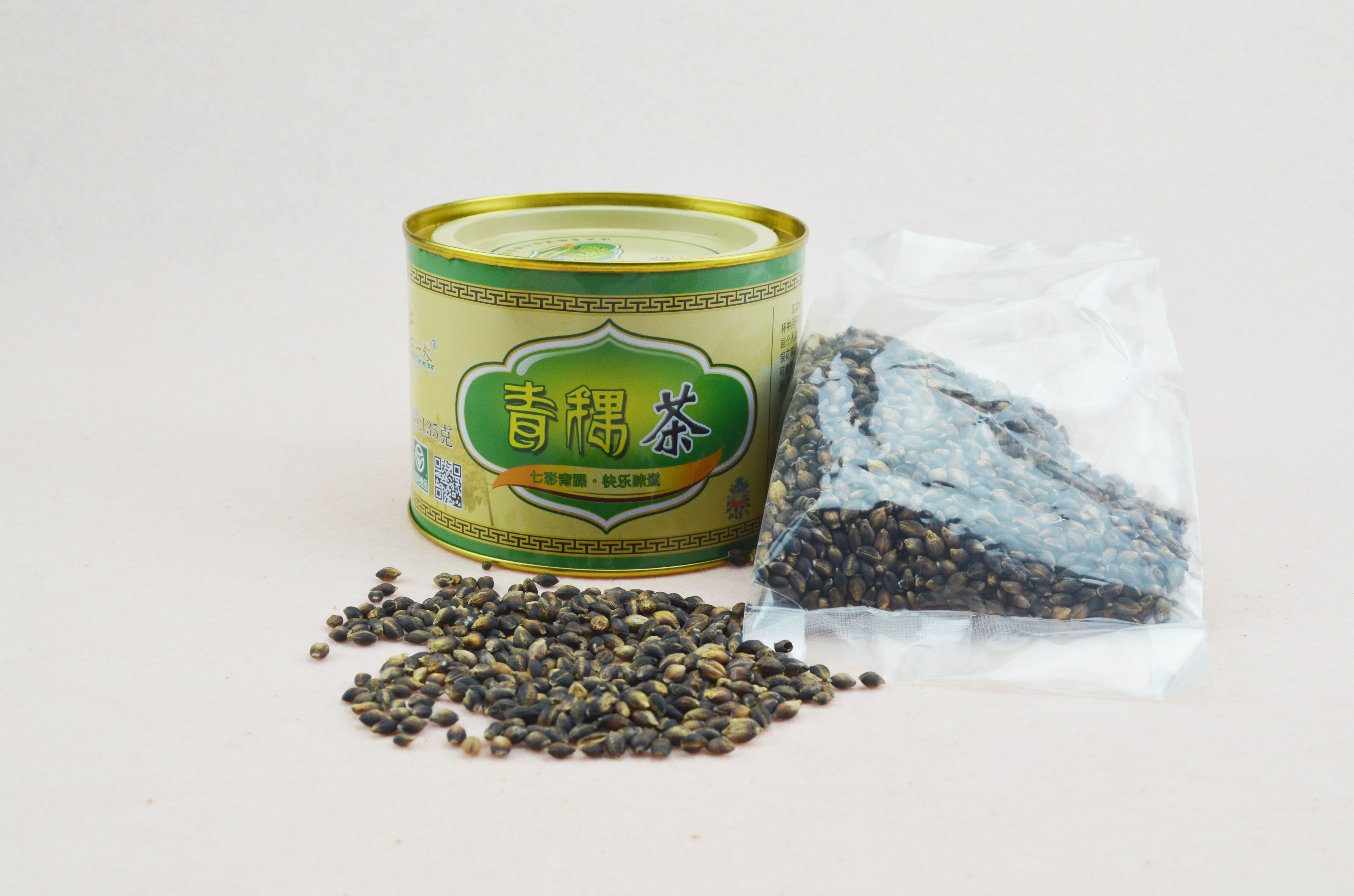 香格里拉高原特产天然无污染绿色健康食品青稞茶/一罐