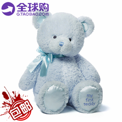 美国代购 正品包邮 Gund Teddy Bear泰迪熊毛绒玩具 大号蓝粉色