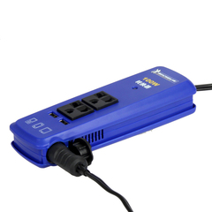 米其林 车载逆变器 双USB车载充电器 车载电源100W 12V转220V充电