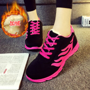 2015 new trainers running shoes women winter Korean wave students increases in cashmere and cotton leisure shoes women''''''''s shoes