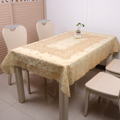 包邮PVC欧式烫金餐桌垫子 桌布防水防油渍免洗防尘台布餐垫 现代