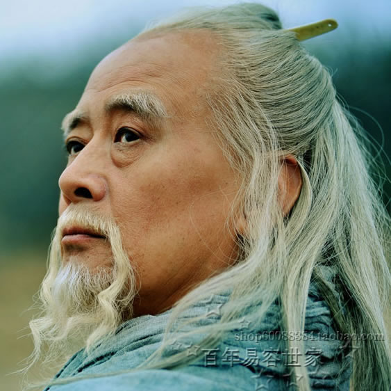 胡子道具无痕贴戏剧老爷爷白色山羊胡老头粘贴男生古装老人已售0￥14