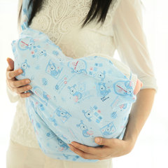 多功能新生婴儿背带纯棉面料前抱式简易斜背带单肩宝宝横抱式抱袋