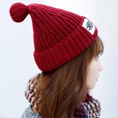 韩国毛线帽子女冬天甜美可爱加厚保暖针织帽韩版时尚百搭尖尖帽潮