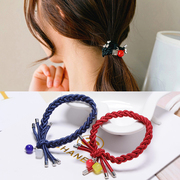 Know Nicole Candy-colored hair hair accessories hair band ball ring ropes made by the Korean version of the ball band tiara