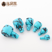 Edge Club optimizing Hubei song tee head DIY beads blue turquoise Buddha Moon and stars Bodhi Accessories Accessories