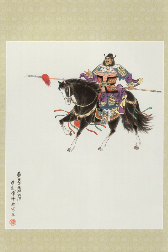 三国演义故事 三国故事 刘豫州败走汉津口 饭店居家装饰画