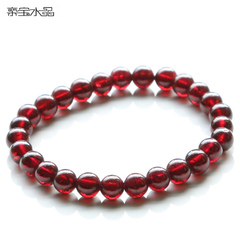 Bao crystal wine red natural Garnet bracelets woman fashion jewelry bracelets