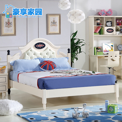 豪享家园儿童套房组合家具青少年男孩床 欧式床 韩式象牙白板式床