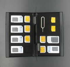 大容量苹果6手机卡盒 nano SIM卡盒子 CF卡盒 SD TF卡收纳盒子