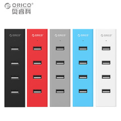 Orico USB2.0分线器笔记本台式多接口一拖四7口usb3.0hub带电源线