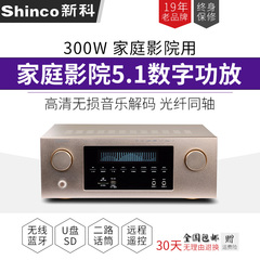 Shinco/新科 X-300家用功放机5.1家庭影院数字蓝牙HIFI大功率功放