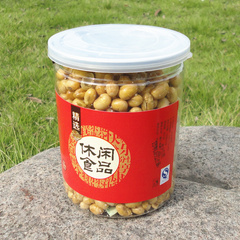 特价手工椒盐炒黄豆250g罐装咸味小吃零食品儿时的味道下酒菜直销