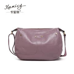 Kamicy/Camilla Qi 2015 fall/winter new style shoulder bag women bag leather small diagonal package dumplings