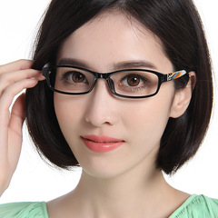 眼镜框女大脸配眼镜TR90超轻眼镜框近视女款近视眼镜女优雅潮彩虹