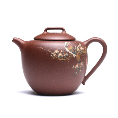 泥绘高手褚萍【锦上添花壶】