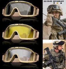 美式沙漠蝗虫护目镜 军迷CS游戏风镜 户外骑行防风防暴眼镜配饰
