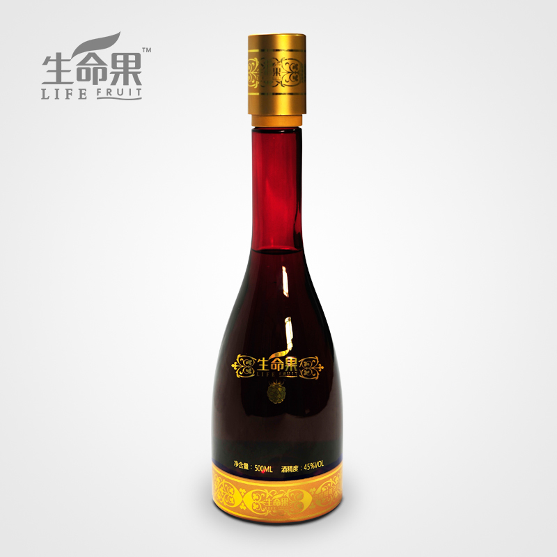 生命果 45度树莓酒果酒一箱 原浆红酒饮品 500ml*4瓶装覆盆子酒产品展示图5