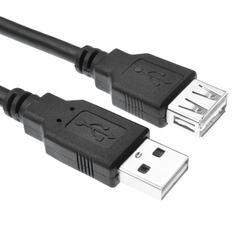 USB延长线公对母电脑 usb加长线 U盘键盘 USB2.0 延长线 足米 3米