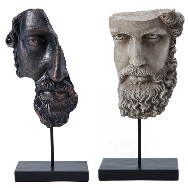 古罗马头像雕塑家居饰品摆件客厅古希腊样板房工艺品人像大卫s