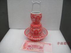 广东香港结婚传统风俗用品批发高档陶瓷创意迷你式三件宝子孙宝桶