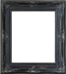 欧式画框实木花纹黑色做旧油画框镜框外框宽度13.5cmSAF031