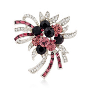 Pack mail fashion jewelry rhinestone brooch beautiful female Korean brooch Korean vintage brooch scarf buckle