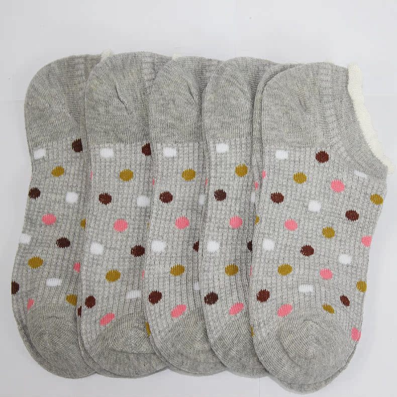 Aeoo/艾依欧5双装男士女士船袜时尚短袜秋冬季潮袜子男人袜产品展示图5