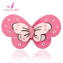 Korea quality Barrette Korean female hair accessory jewelry hair clip hairpin rhinestone bow card