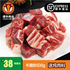 【伊顺祥】牛腩500g清真牛肉冷冻新鲜黄牛肉筋牛肋条牛腩块送炖料