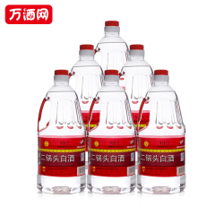 【万酒网】牛栏山二锅头牛桶56度清香型2000ml*6桶装 白酒整箱