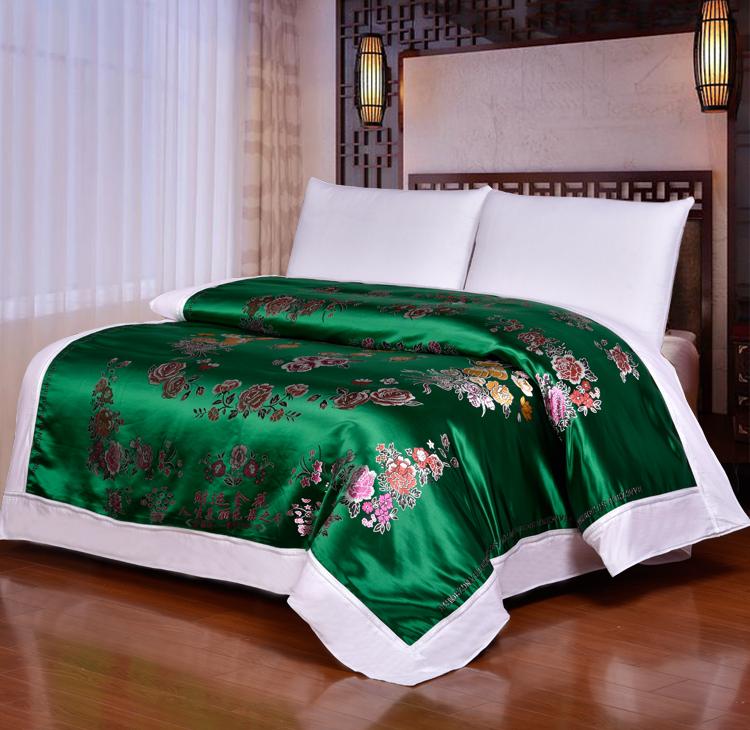 被套 绸缎被罩杭州丝绸被面 婚庆织锦缎软缎龙凤呈祥结婚喜被