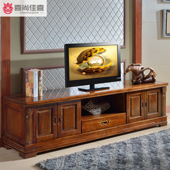喜尚佳喜 中式实木电视柜 地柜 香樟木电视柜 客厅柜 电视机柜