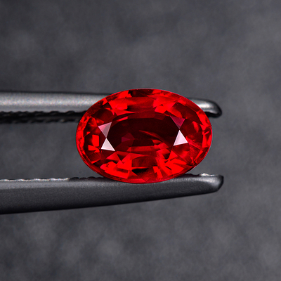 1.14ct 天然顶级缅甸鸽血红红宝石裸石 4119