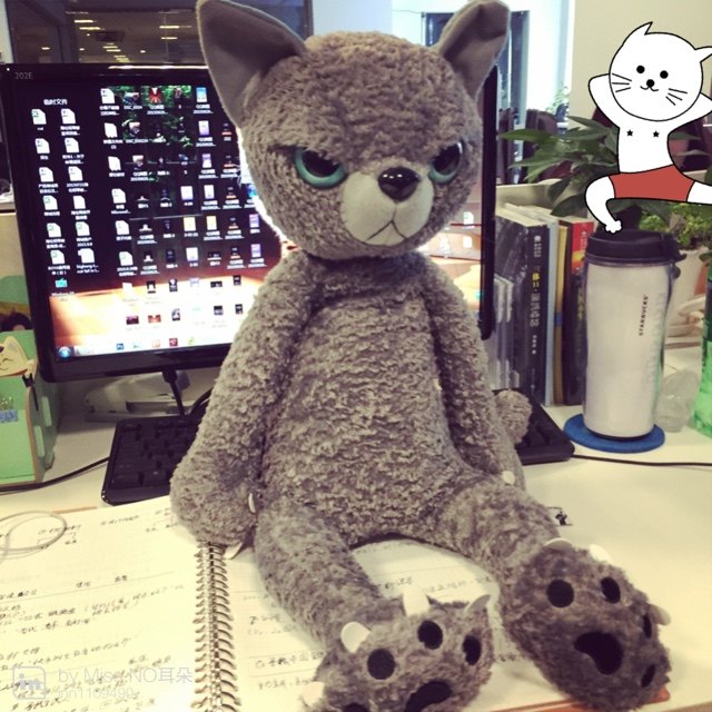 特价包邮猫咪公仔不爽猫玩偶米田民穗猫咪毛绒玩具玩偶生日礼物-标题