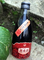 包邮 朱q牌黑米酒500mL/瓶 11度半甜型买5送1 黄酒米酒酿制工艺