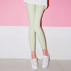 QUEENZZ new solid color spring/summer leisure Korean 2015 slim slimming pants women by the end of the KZ324