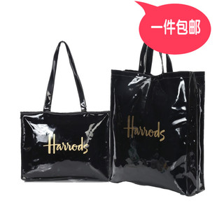 gucci黑金marmont購物袋 特新款黑色PVC SHOPPING BAG 大容量防水購物袋環保袋手提包 gucci黑金