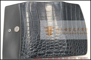 coach74977灰色多少錢 泰國正品代購鱷魚皮女款錢包三折長款錢夾灰色手包整肚皮部位 coach便宜多少