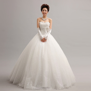 2015 spring new Korean fashion premium slim brief-white with purple snap strap bridal wedding dresses