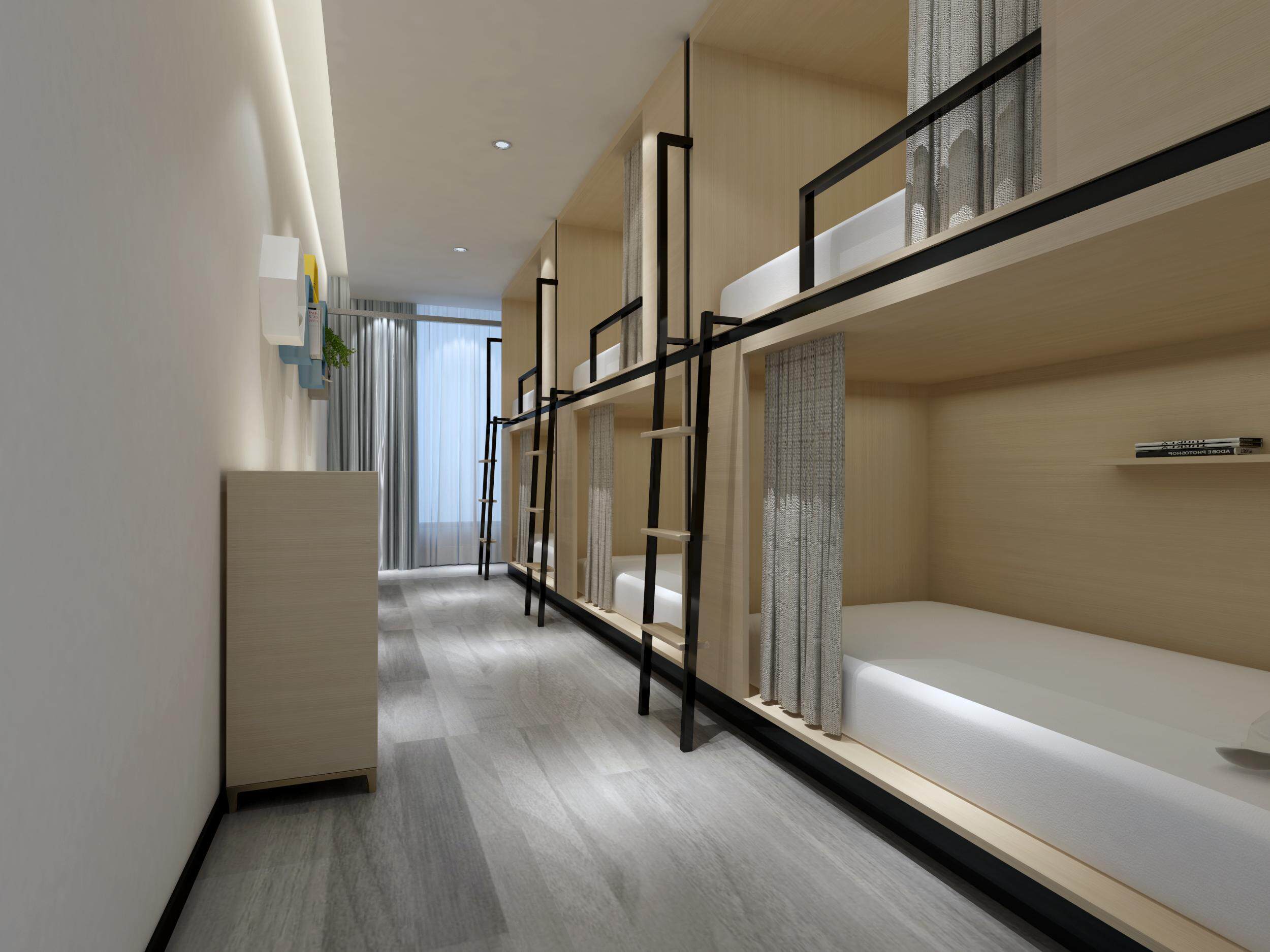 杭州至告国际青年旅舍小姐姐六人间床位(公卫)