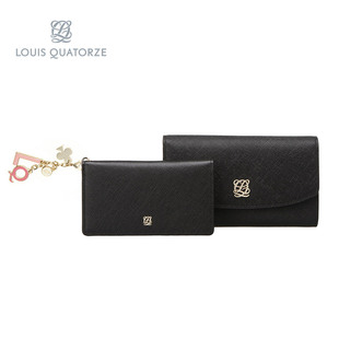 louis vuitton皮褲 LOUIS QUATORZE瑞克朵絲女士中長款錢包牛皮三折多卡位皮夾送卡包 louisvuitton