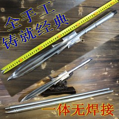 正品高锰钢一体枪头赵云长枪霸王枪红缨枪龙泉宝剑影视刀剑未开刃