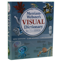 [预售]英文原版Merriam Webster Visual Dictionary 韦氏图解词典