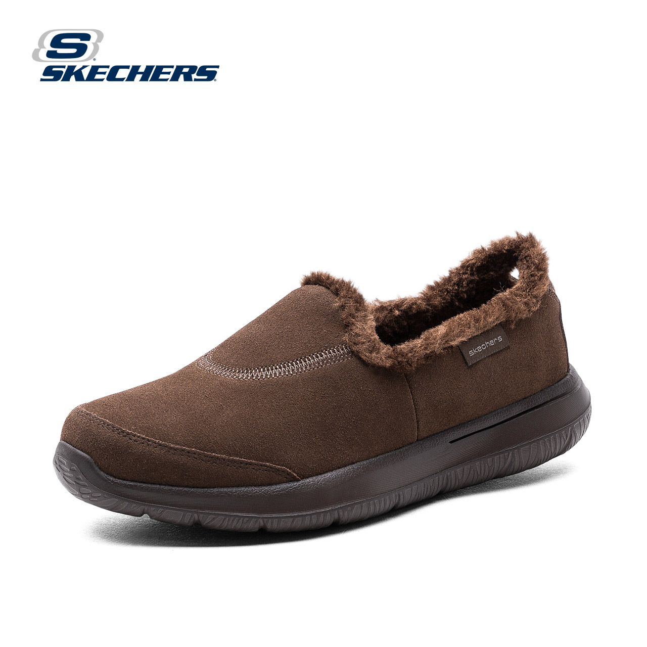 skechers斯凯奇秋冬保暖女鞋 轻盈舒适休闲鞋 加绒豆豆鞋14297产品展示图5