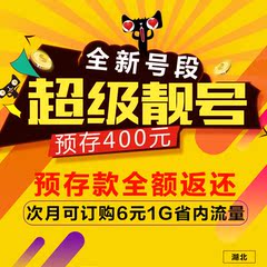 湖北电信手机卡靓号套餐 180/173手机号码 177/189手机号码卡 L