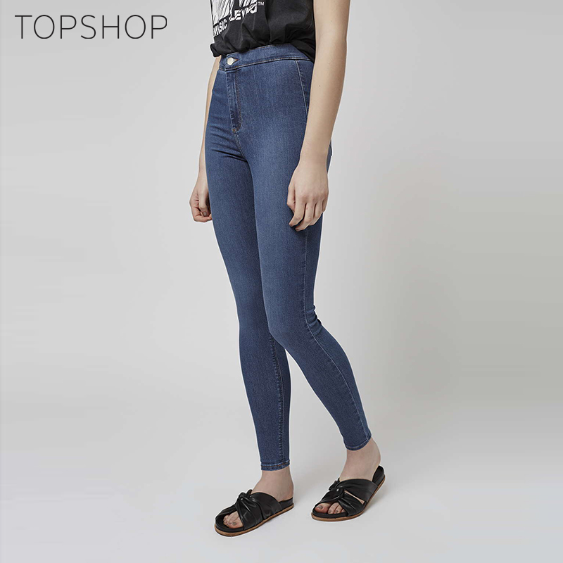 TOPSHOP2016秋冬新款JONI高腰版修身超软超弹牛仔裤产品展示图5