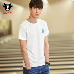 BUFF 游戏文化男装 2016潮流修身休闲体恤 时尚短袖T恤
