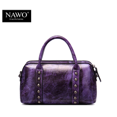 NAWO/那沃那沃真皮女包手提包 2016新款斜挎包包欧美时尚